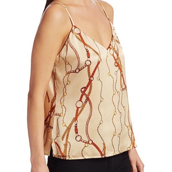 L'AGENCE Tops - Lagence Chain Belt Camisole Size Lg